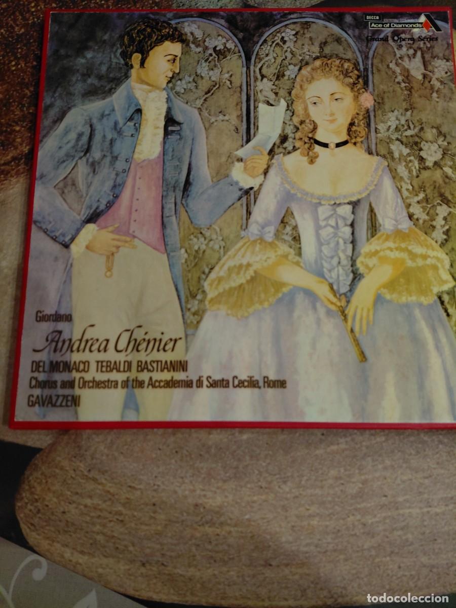Discos de vinilo: Opera vinilo Andrea Chenier de Umberto Giordano - Foto 1