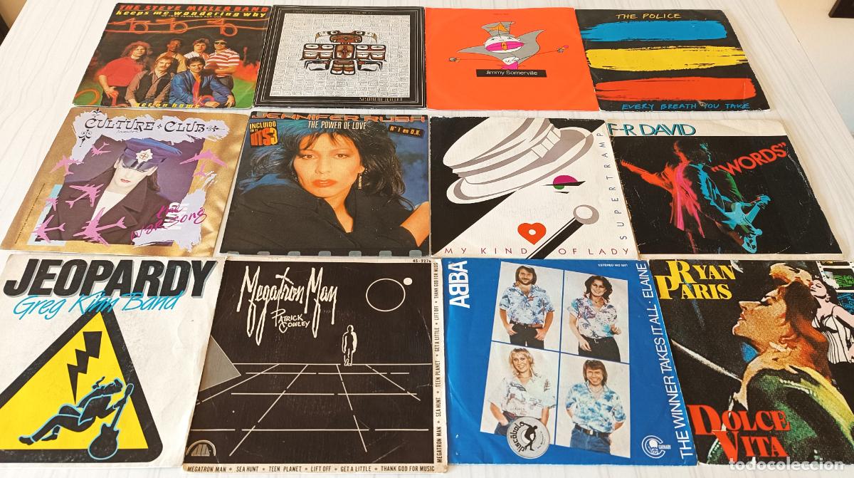 Discos de vinilo: LOTE 12 SINGLES 80&acute;S - Foto 1