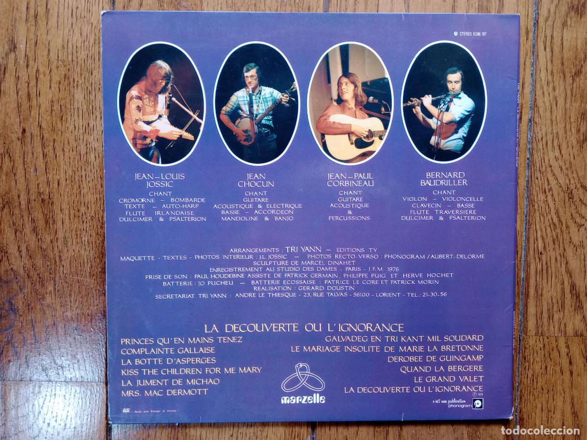 Discos de vinilo: Tri Yann - la decouverte ou lignorance - Foto 4