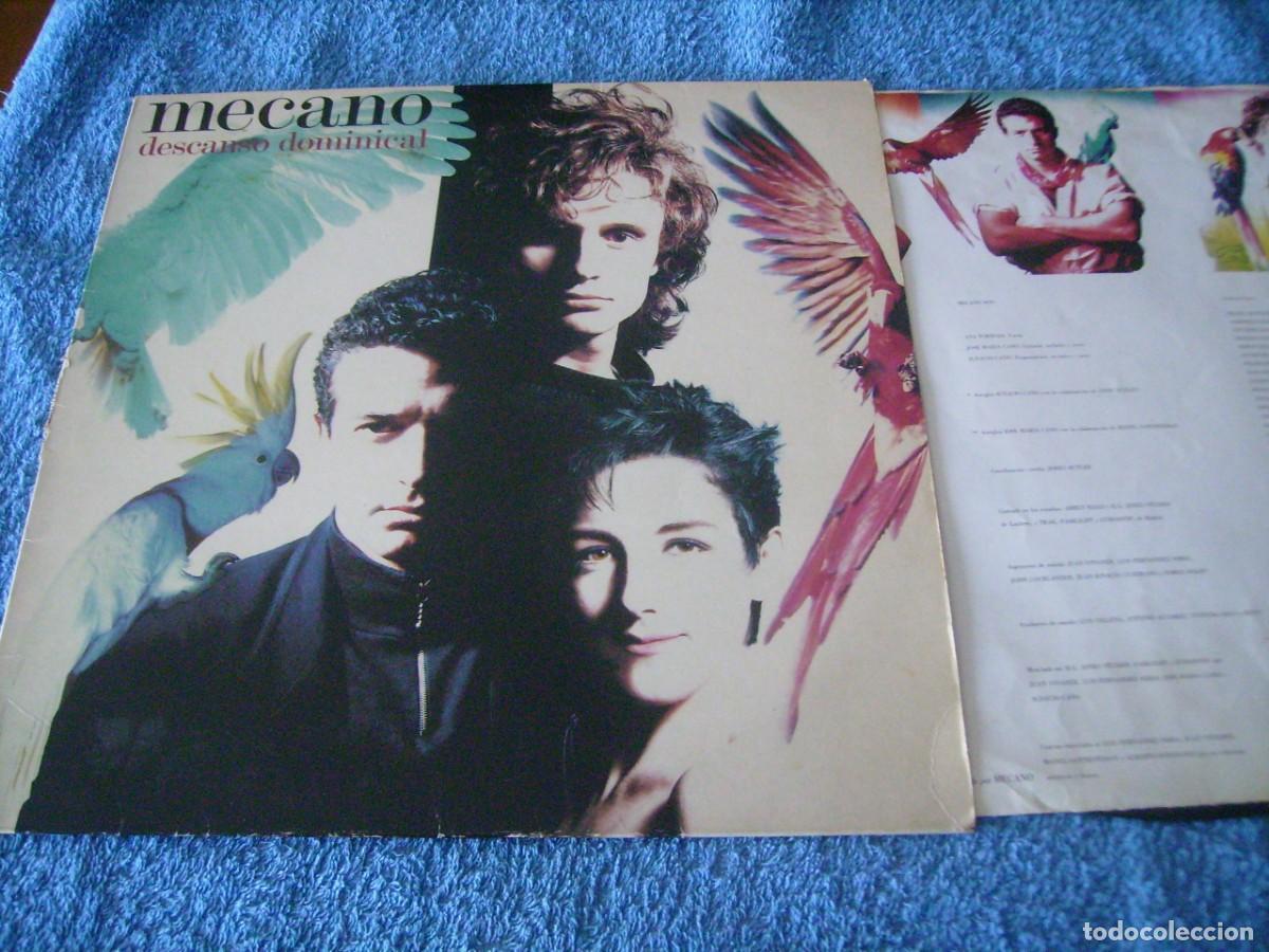 Discos de vinilo: LP : MECANO - DESCANSO DOMINICAL - 1988 FUNDA INTERIOR - Foto 1
