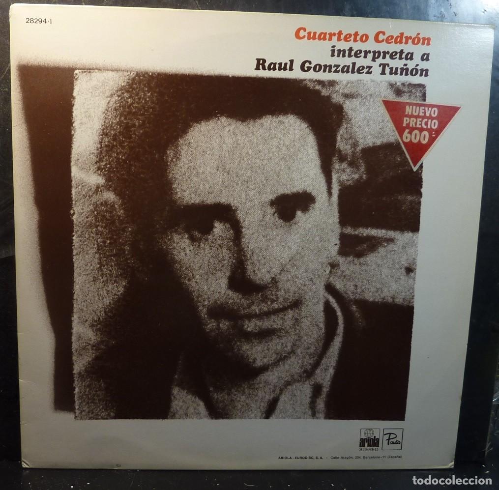 Discos de vinilo: CUARTETO CEDRON/ PACO IBA&Ntilde;EZ // 1977 // LP - Foto 1