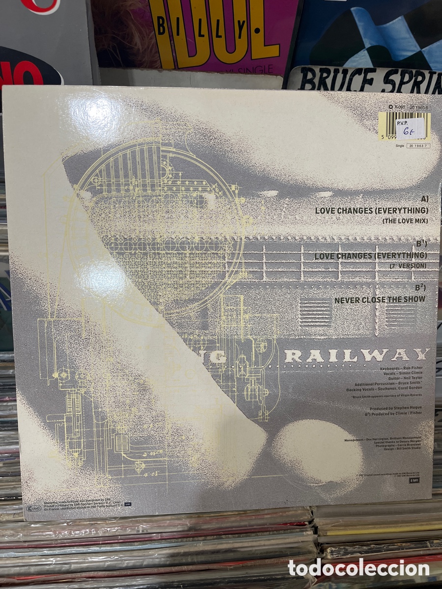 Discos de vinilo: climie fisher loves changes everything - Foto 2