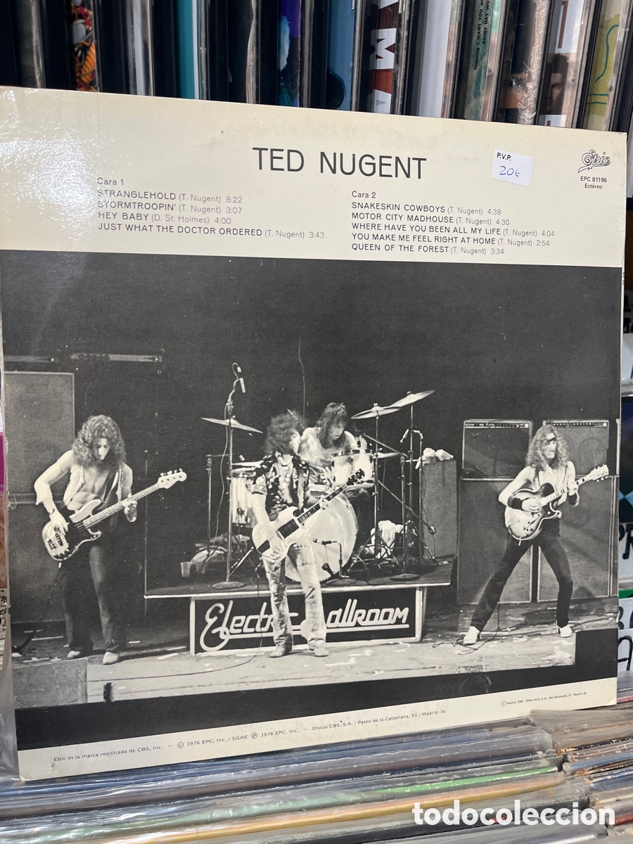 Discos de vinilo: ted nugent strangehold - Foto 2