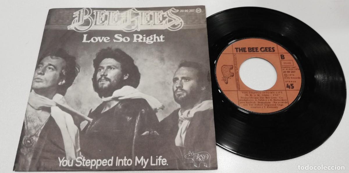 Discos de vinilo: SCO107-Bee Gees - Love So Right (7&rdquo;, Single) - Foto 1