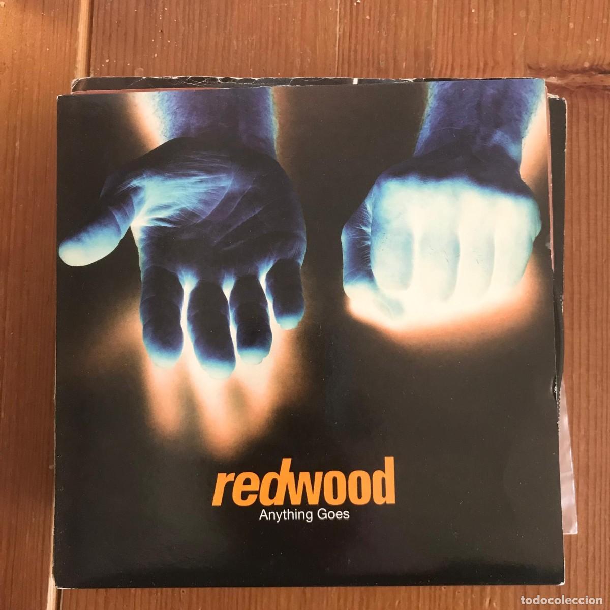 Discos de vinilo: REDWOOD - ANYTHING GOES - SINGLE ALMO 1998 - Foto 1
