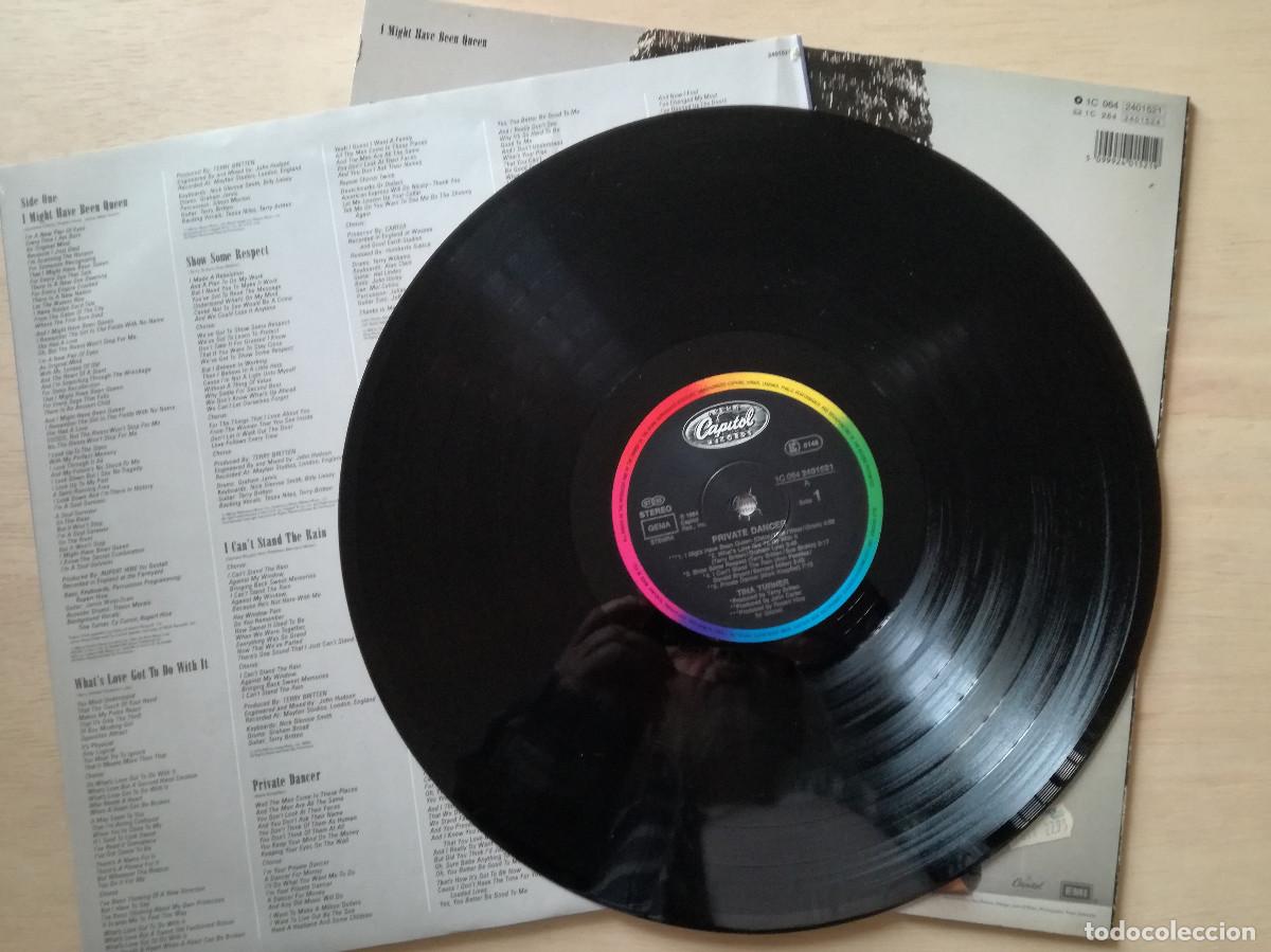 Discos de vinilo: TINA TURNER - PRIVATE DANCER - LP HOLANDA - COMPLETO - Foto 3