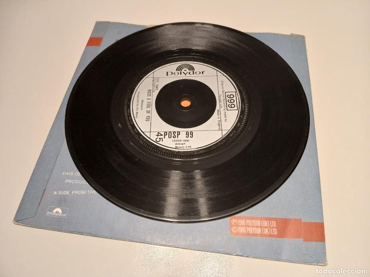 Discos de vinilo: 999 -Trouble- (1980) single 7&rdquo; - Foto 4