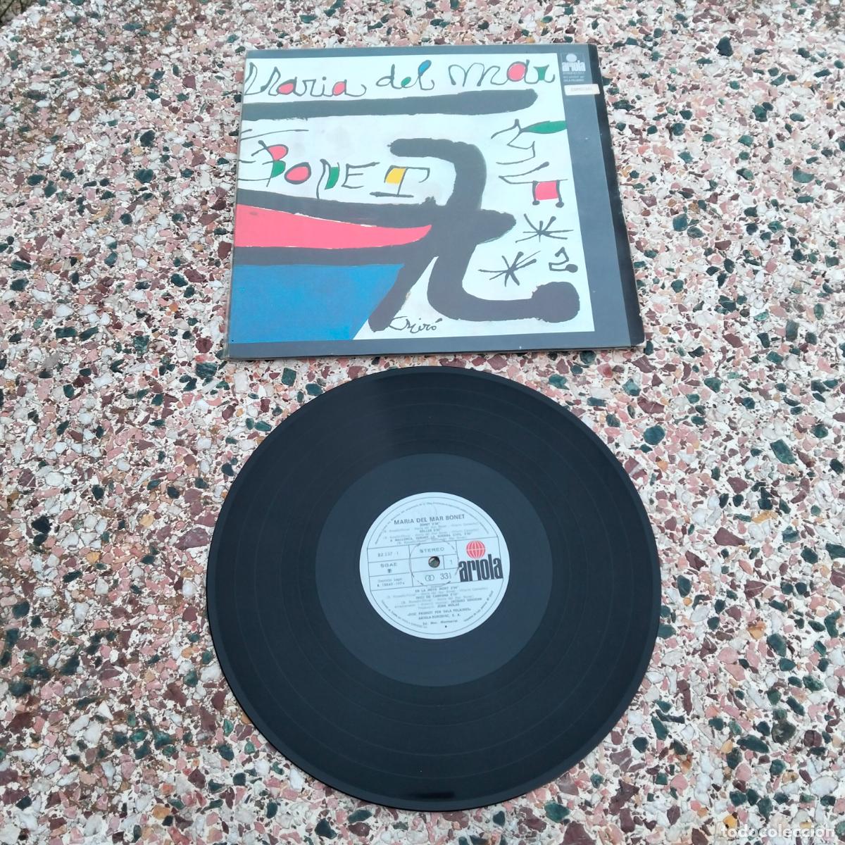 Discos de vinilo: Disco de vinilo Maria del mar Bonet Mir&oacute; - Foto 2