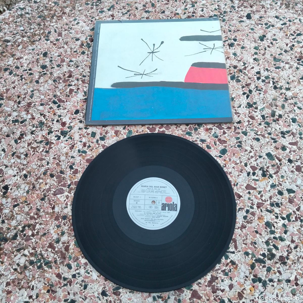 Discos de vinilo: Disco de vinilo Maria del mar Bonet Mir&oacute; - Foto 3