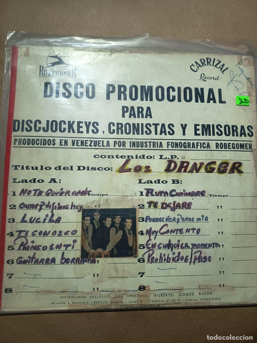 Discos de vinilo: LOTE 123, LP LOS DANGERS,( UNICO EN VENTA) - Foto 1