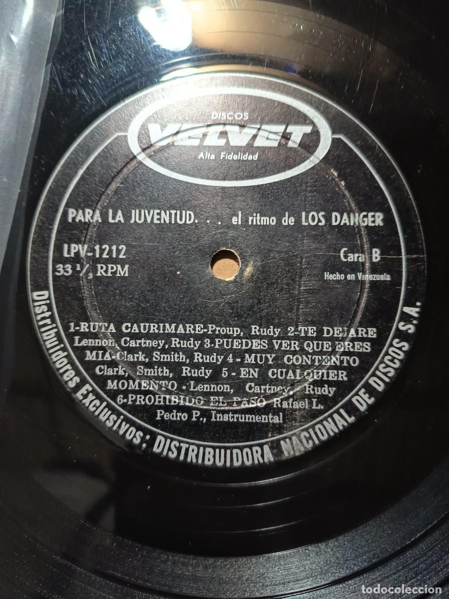 Discos de vinilo: LOTE 123, LP LOS DANGERS,( UNICO EN VENTA) - Foto 3
