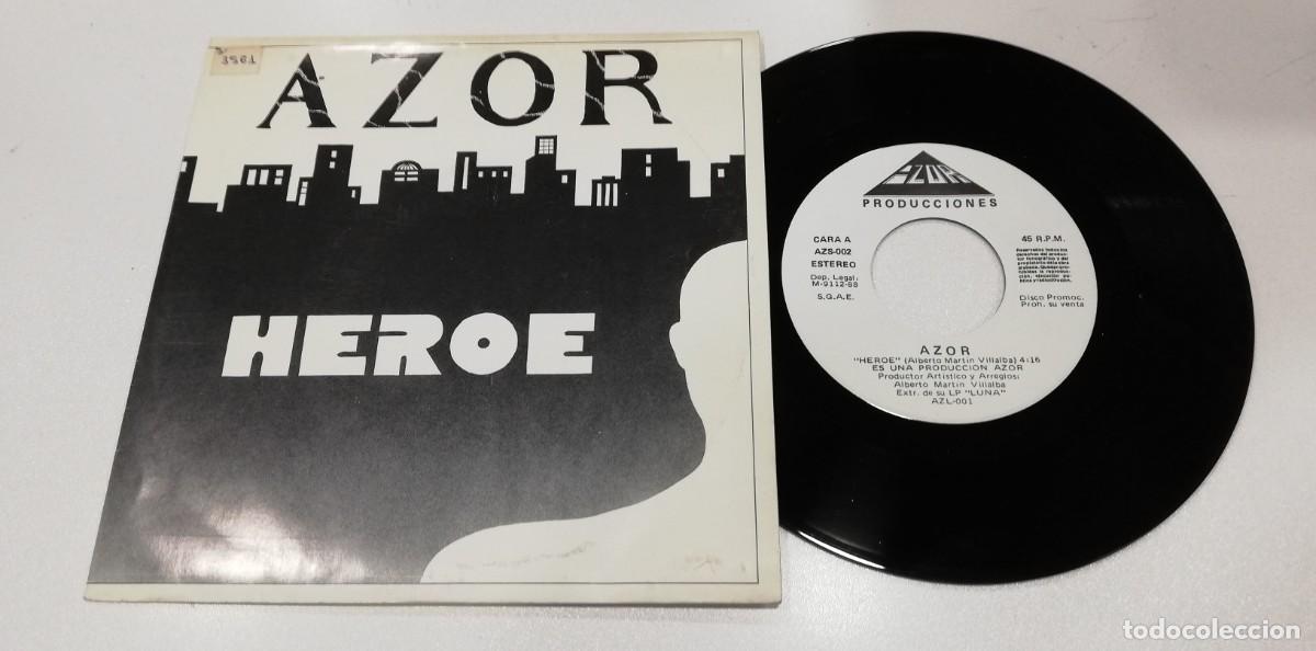 Discos de vinilo: SCO107-Azor - Heroe (7&rdquo;, Single, Promo) - Foto 1