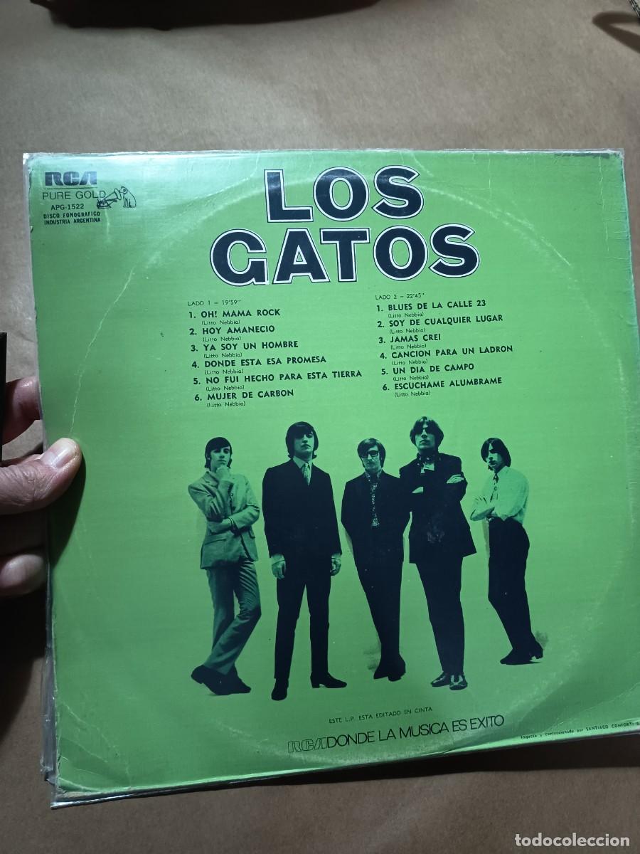 Discos de vinilo: LOTE 133, LP LOS GATOS ,( DIFICIL) - Foto 2