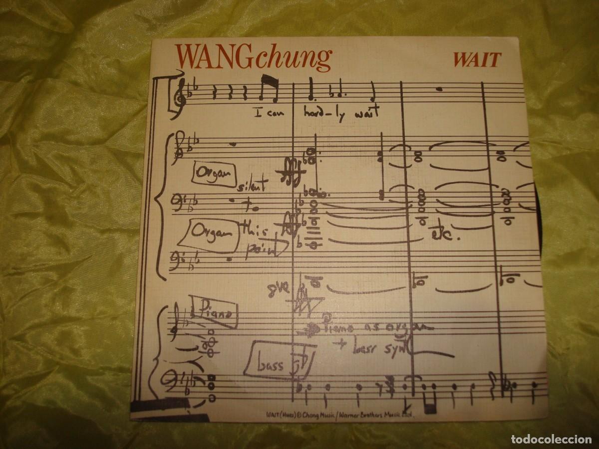 Discos de vinilo: WANG CHUNG. WAIT / DANCE HALL DAYS. EPIC, 1984. IMPECABLE(#) - Foto 1
