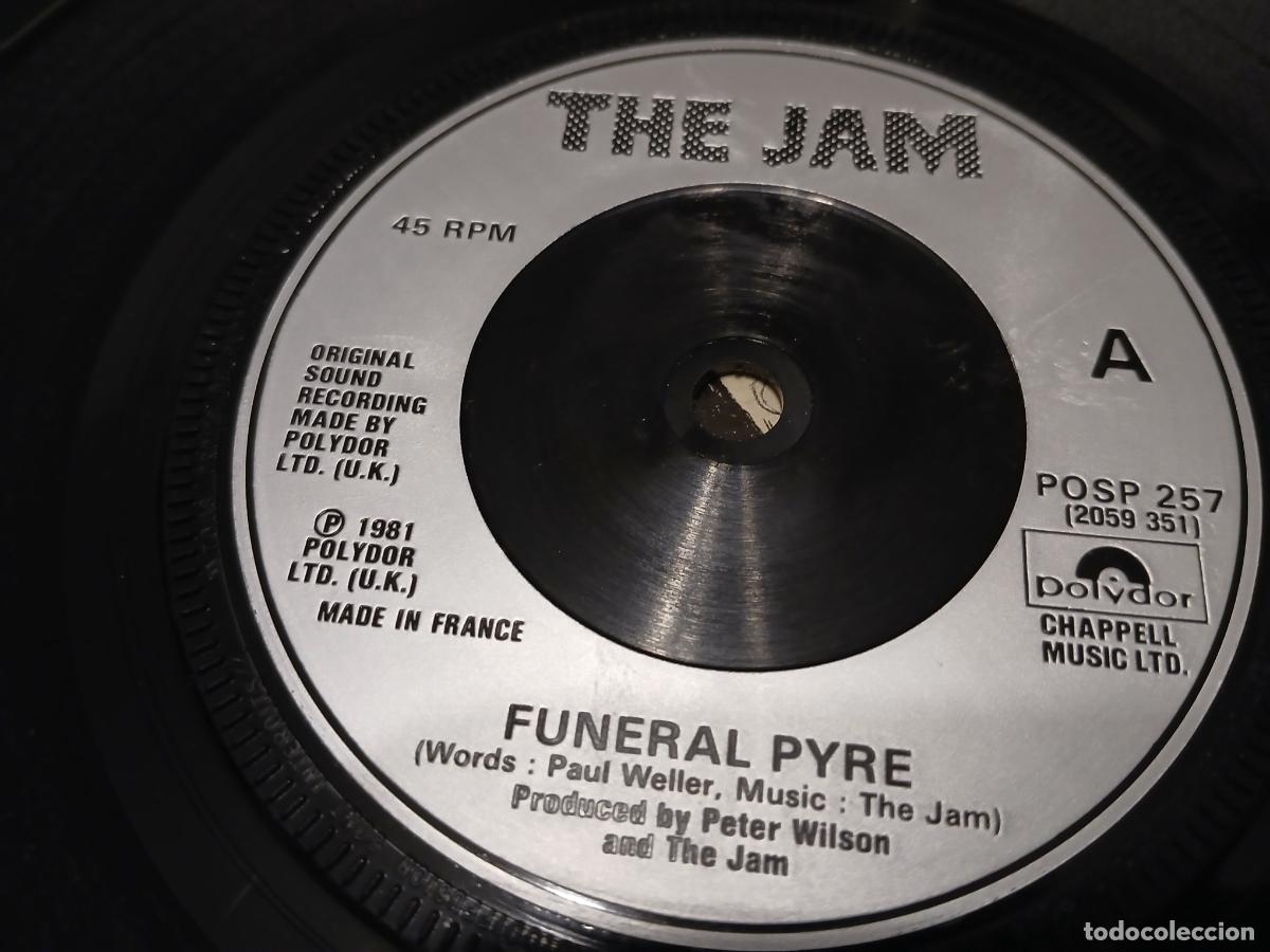 Discos de vinilo: The Jam &lrm;&ndash; Funeral Pyre- (1981) single 7&rdquo; - Foto 3