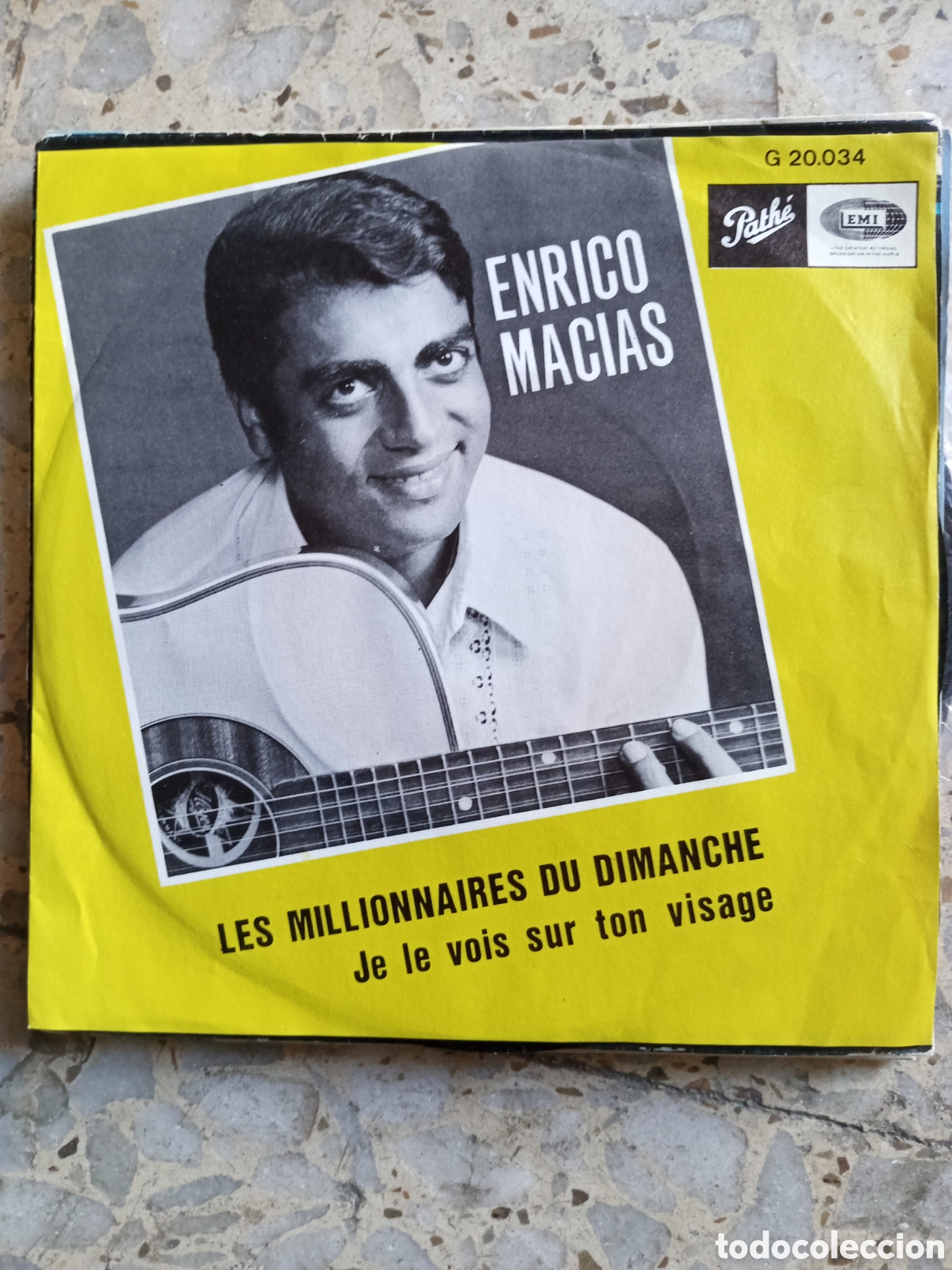 Disques de vinyle: SGL ENRICO MACIAS LES MILLIONNAIRES DU DIMANCHE FRANCIA
