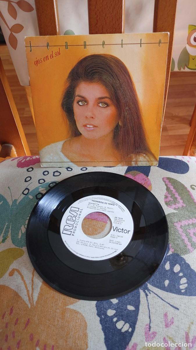 Discos de vinilo: JEANETTE-SINGLE OJOS EN EL SOL - Foto 1