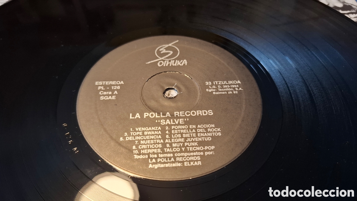 Discos de vinilo: LA POLLA RECORDS - SALVE, 1994 - Foto 3