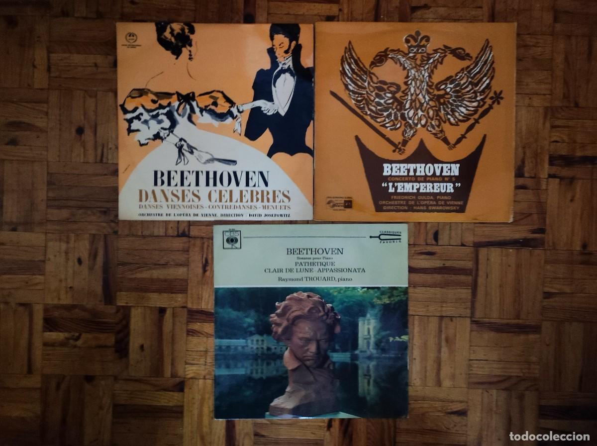 Discos de vinilo: Lote 3 vinilos Beethoven - Foto 1