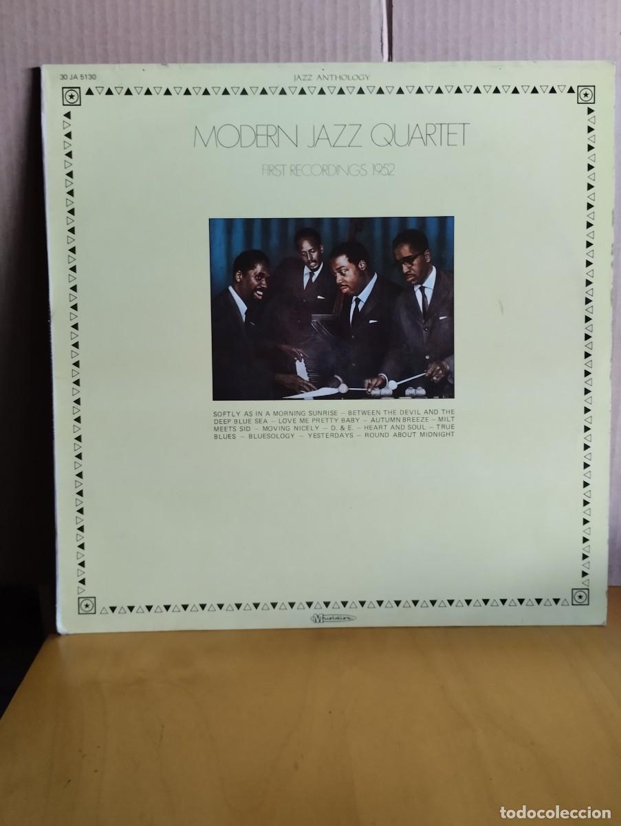 Discos de vinilo: MODERN JAZZ QUARTET ----- FIRST RECORDINGS 1952 - Foto 1