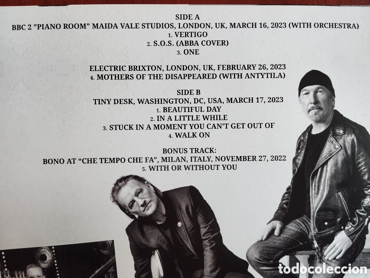 Discos de vinilo: U2 - Bono & The Edge - Never surrender - LP - Foto 3