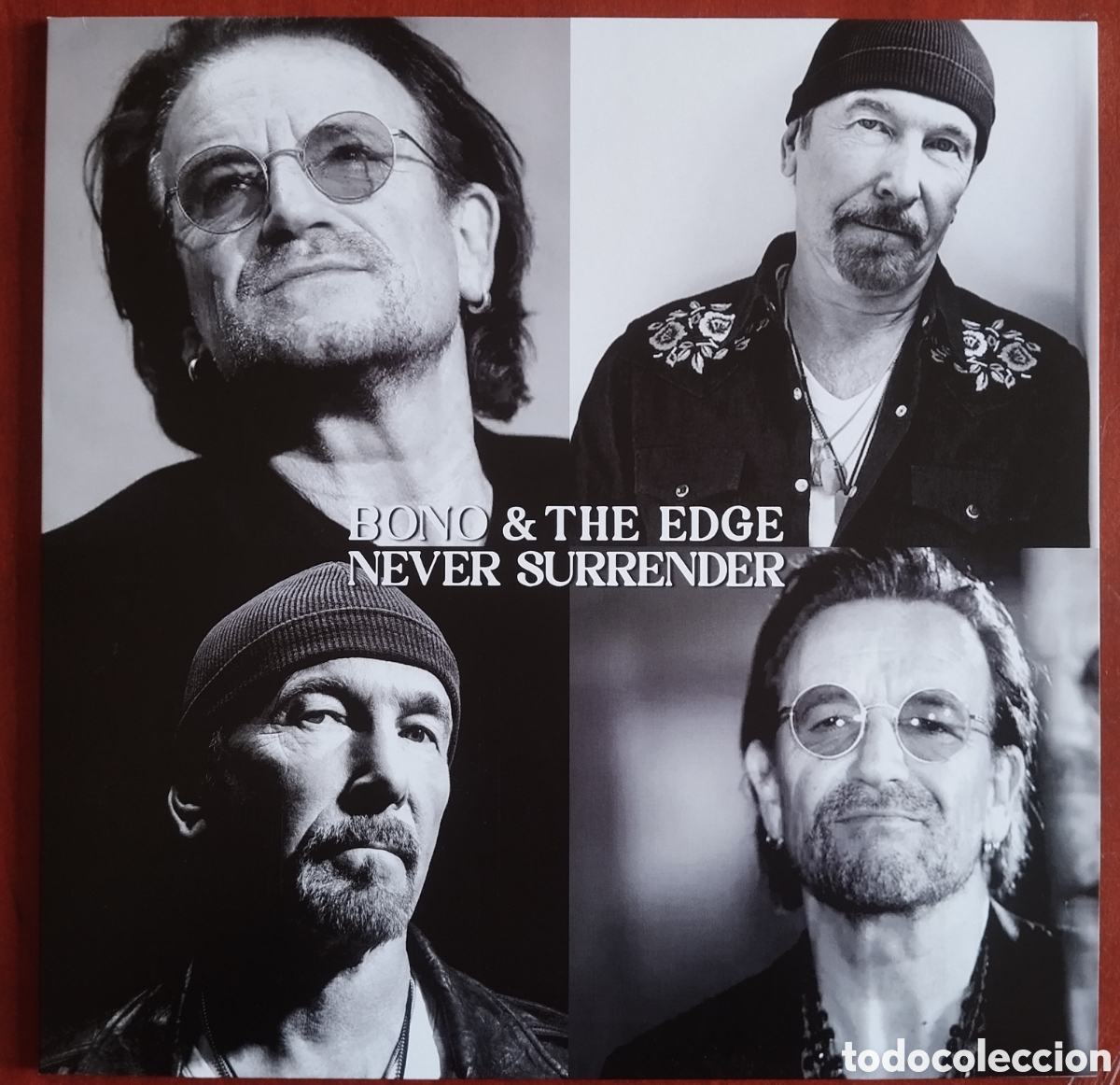 Discos de vinilo: U2 - Bono & The Edge - Never surrender - LP - Foto 1