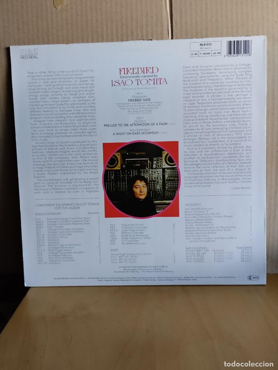 Discos de vinilo: TOMITA ----- FIREBIRD - Foto 2