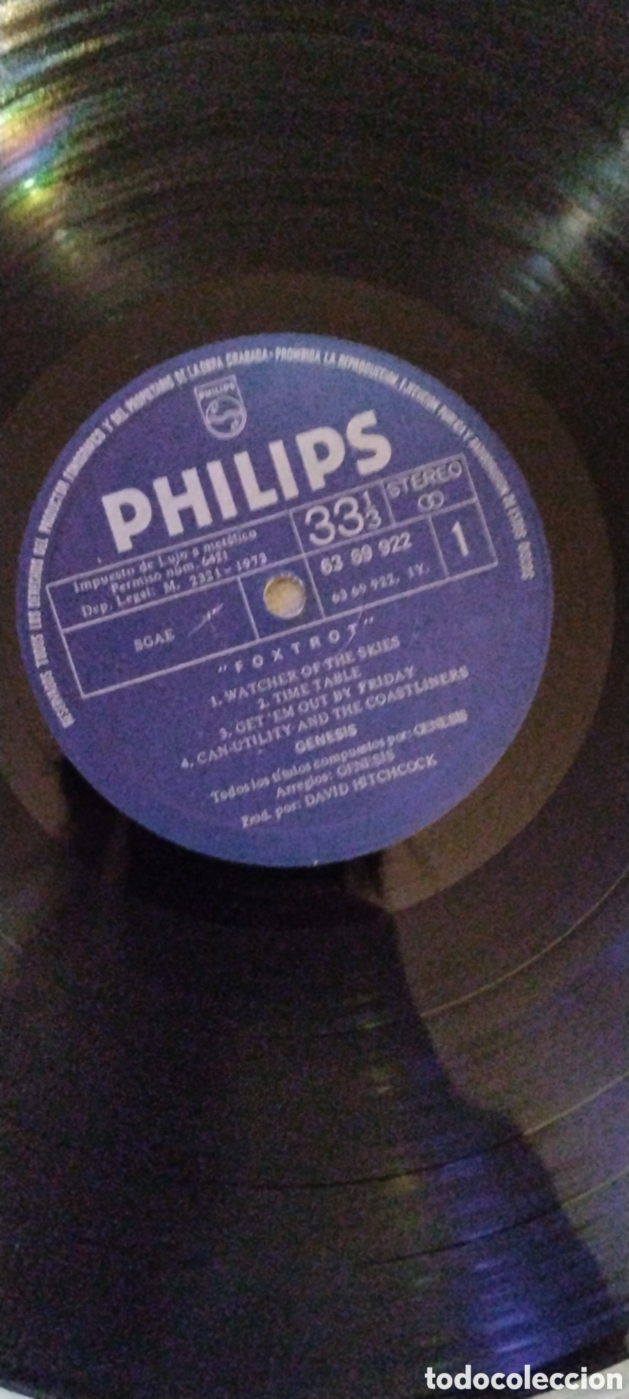 Discos de vinilo: GENESIS-FOXTROT-LP-CHARISMAS/SPAIN-IB - Foto 6