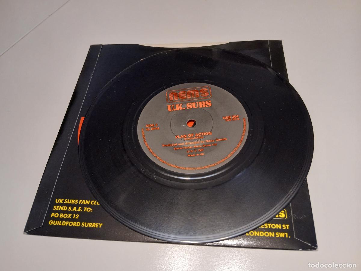 Discos de vinilo: U.K. Subs &ndash; Countdown- (1981) single 7&rdquo; - Foto 4