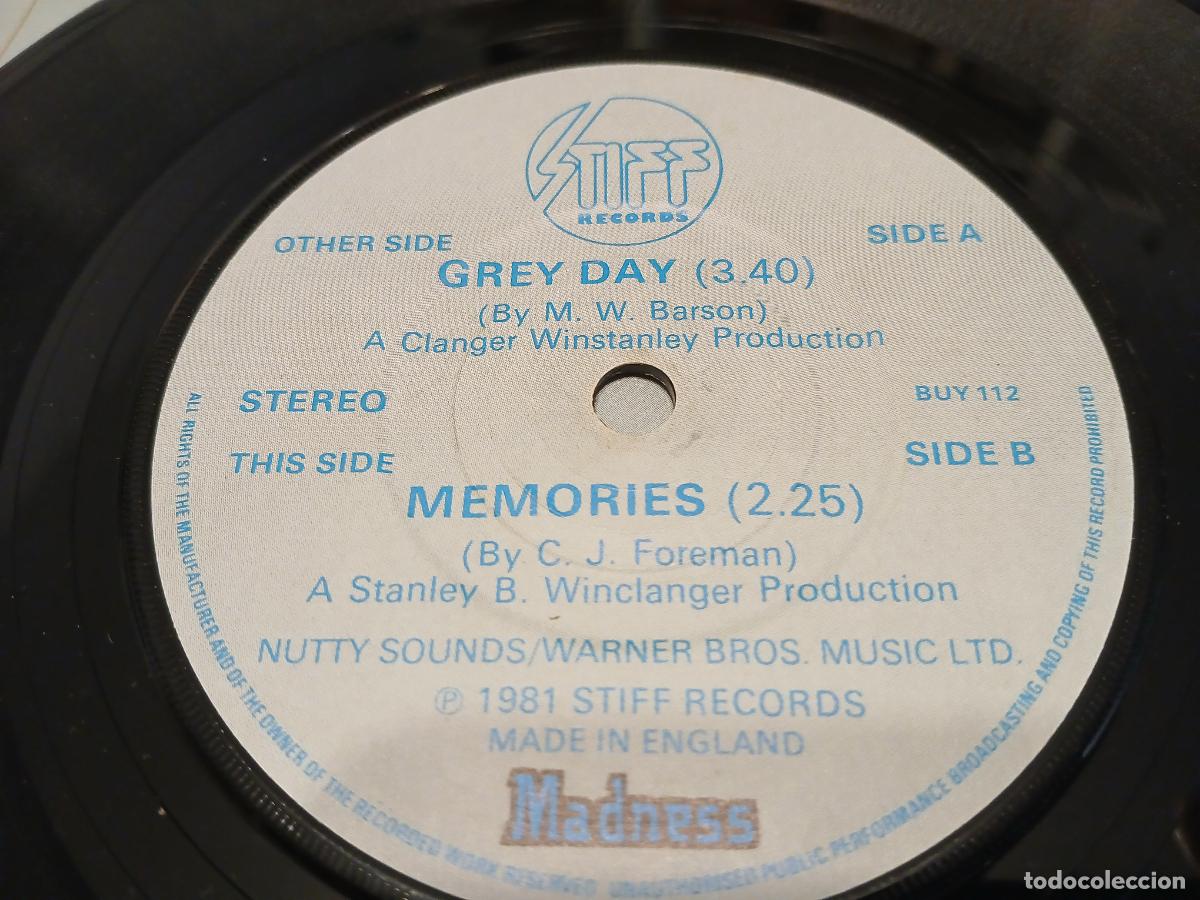 Discos de vinilo: Madness &ndash; Grey Day- (1981) single 7&rdquo; - Foto 3