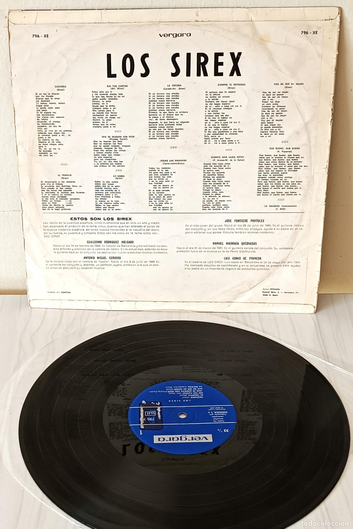 Discos de vinilo: LOS SIREX - VERGARA - 1965 - Foto 2