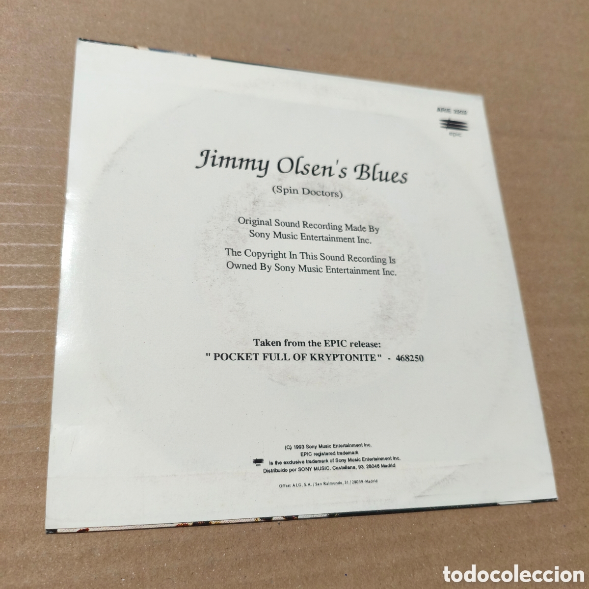 Discos de vinilo: SPIN DOCTORS - JIMMY OLDENS BLUES - Foto 2
