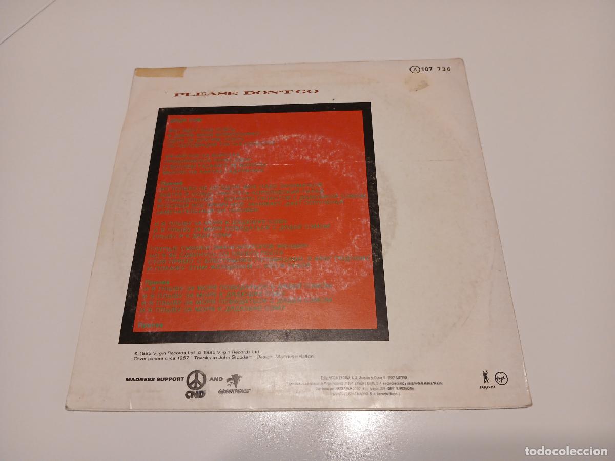 Discos de vinilo: Madness &lrm;&ndash; Uncle Sam- (1985) single 7&rdquo; - Foto 5