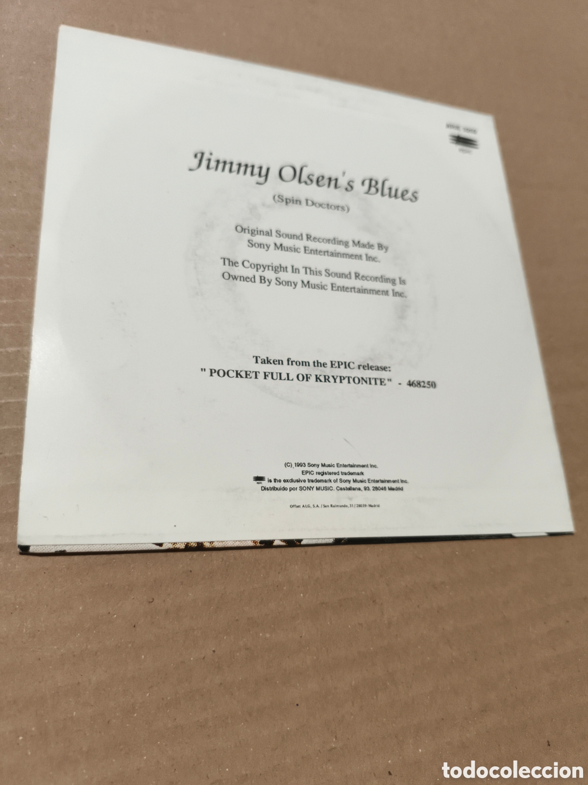 Discos de vinilo: SPIN DOCTORS JIMMY OLDENS BLUES 1993 - Foto 2