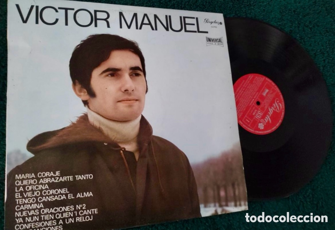 Discos de vinilo: VINILO LP DE V&Iacute;CTOR MANUEL 1971 - Foto 3