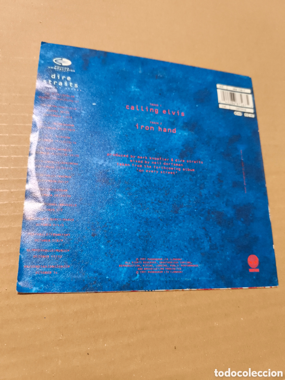 Discos de vinilo: SUPERTRAMP - CALLING ELVIS - 1991 - Foto 2