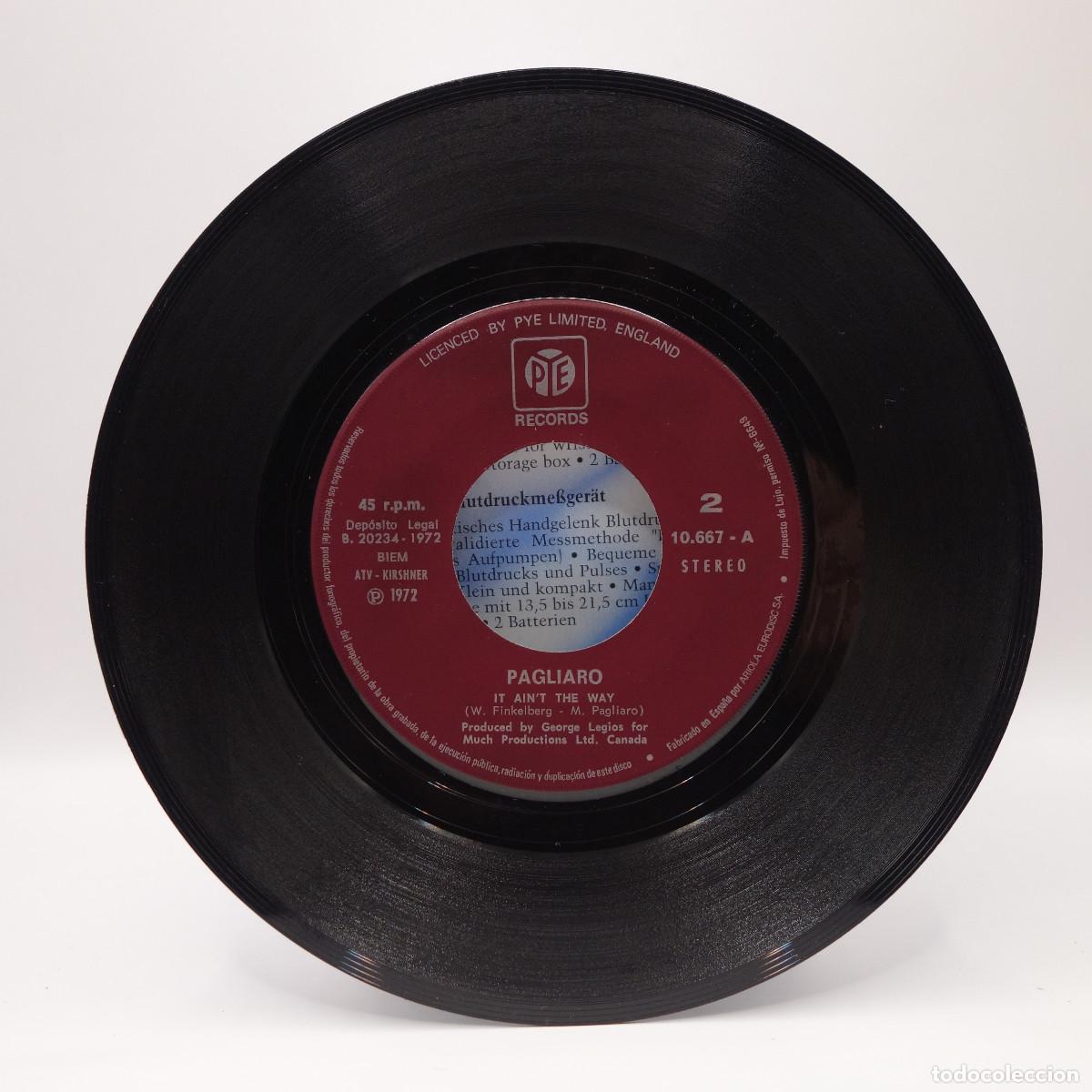 Discos de vinilo: PAGLIARO - RAINSHOWERS - Foto 4