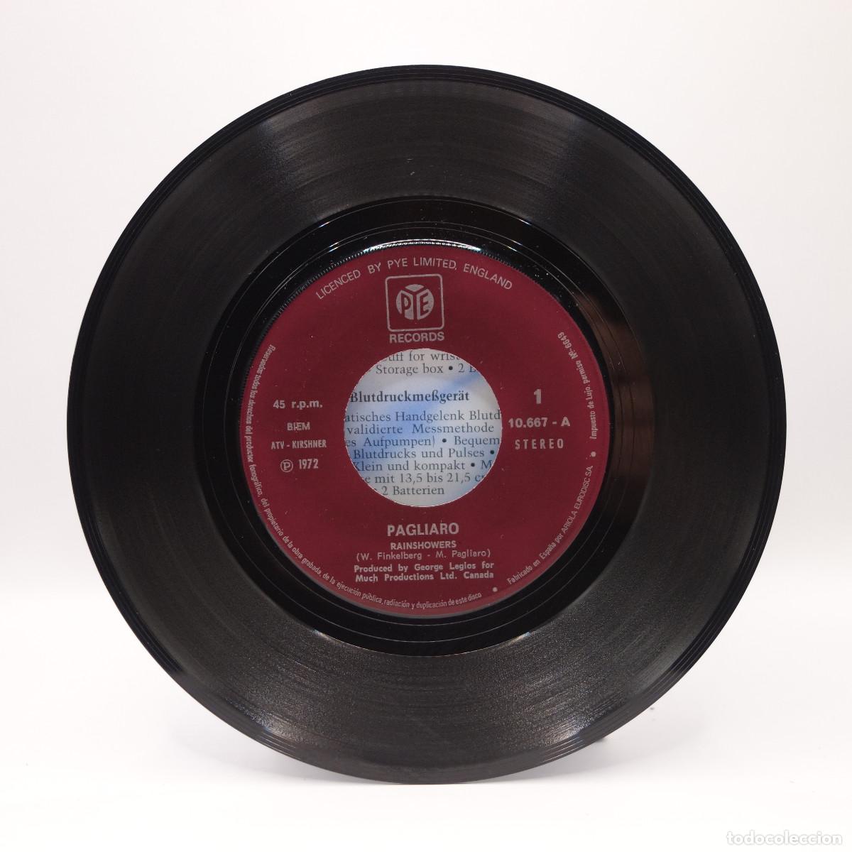 Discos de vinilo: PAGLIARO - RAINSHOWERS - Foto 6