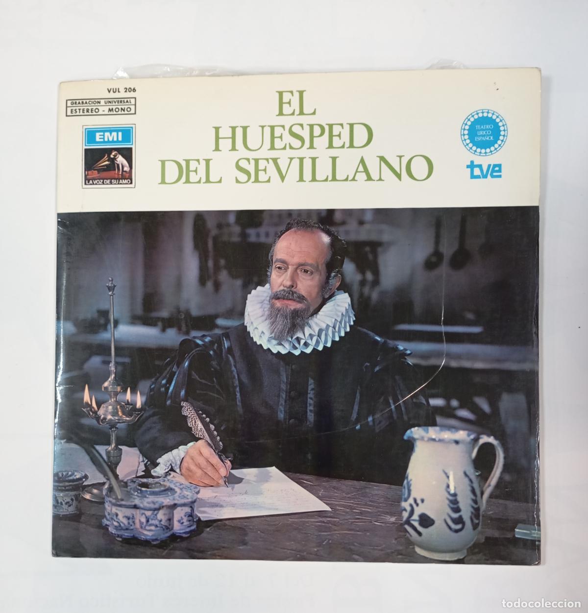 Discos de vinil: EL HUESPED DEL SEVILLANO. TEATRO L&Iacute;RICO ESPA&Ntilde;OL RTVE. LP. TDKDA47