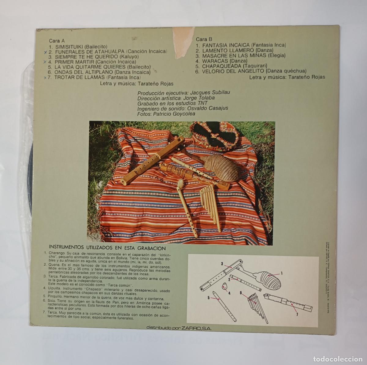 Discos de vinilo: TARATE&Ntilde;O ROJAS. LP. TDKDA47 - Foto 2