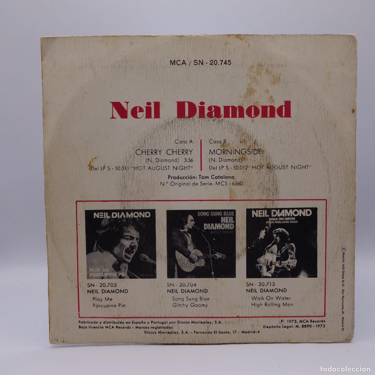 Discos de vinilo: NEIL DIAMOND - CHERRY CHERRY - Foto 2