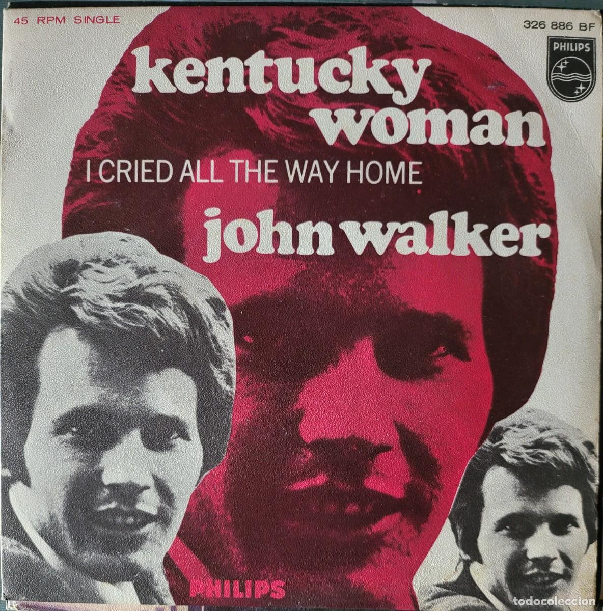 Discos de vinilo: John Walker single sello Philips editado en Espa&ntilde;a a&ntilde;o 1968... - Foto 1