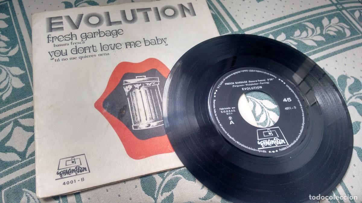 Discos de vinilo: Single ( vinilo) de EVOLUTION a&ntilde;os 60 - Foto 1