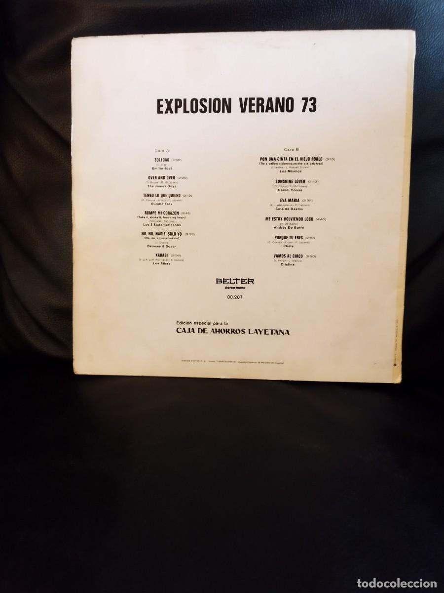 Discos de vinilo: Explosion Verano 73, recopilatorio. Vinilo Lp. - Foto 3