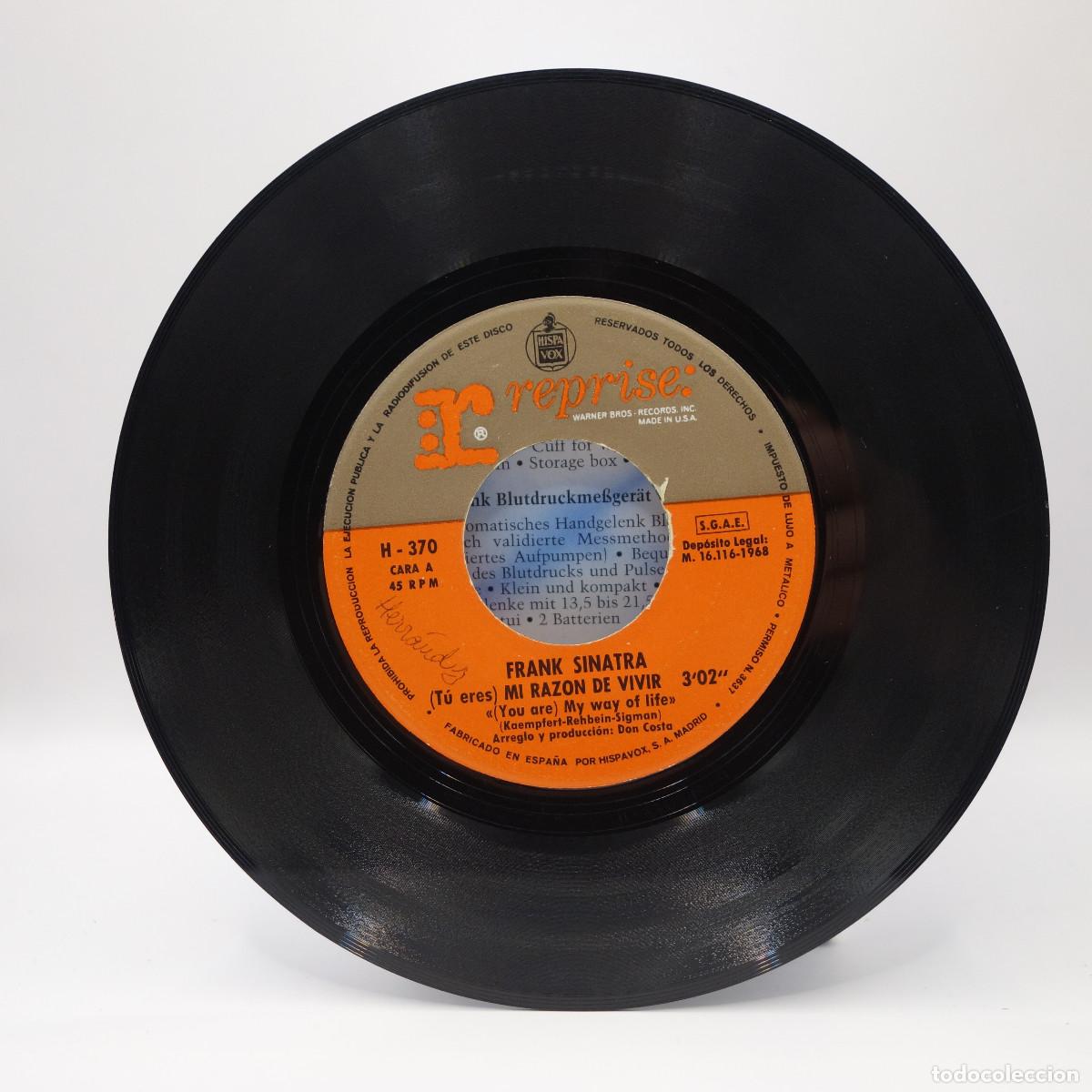 Discos de vinilo: FRANK SINATRA - TU ERES MI RAZON DE VIVIR - Foto 3