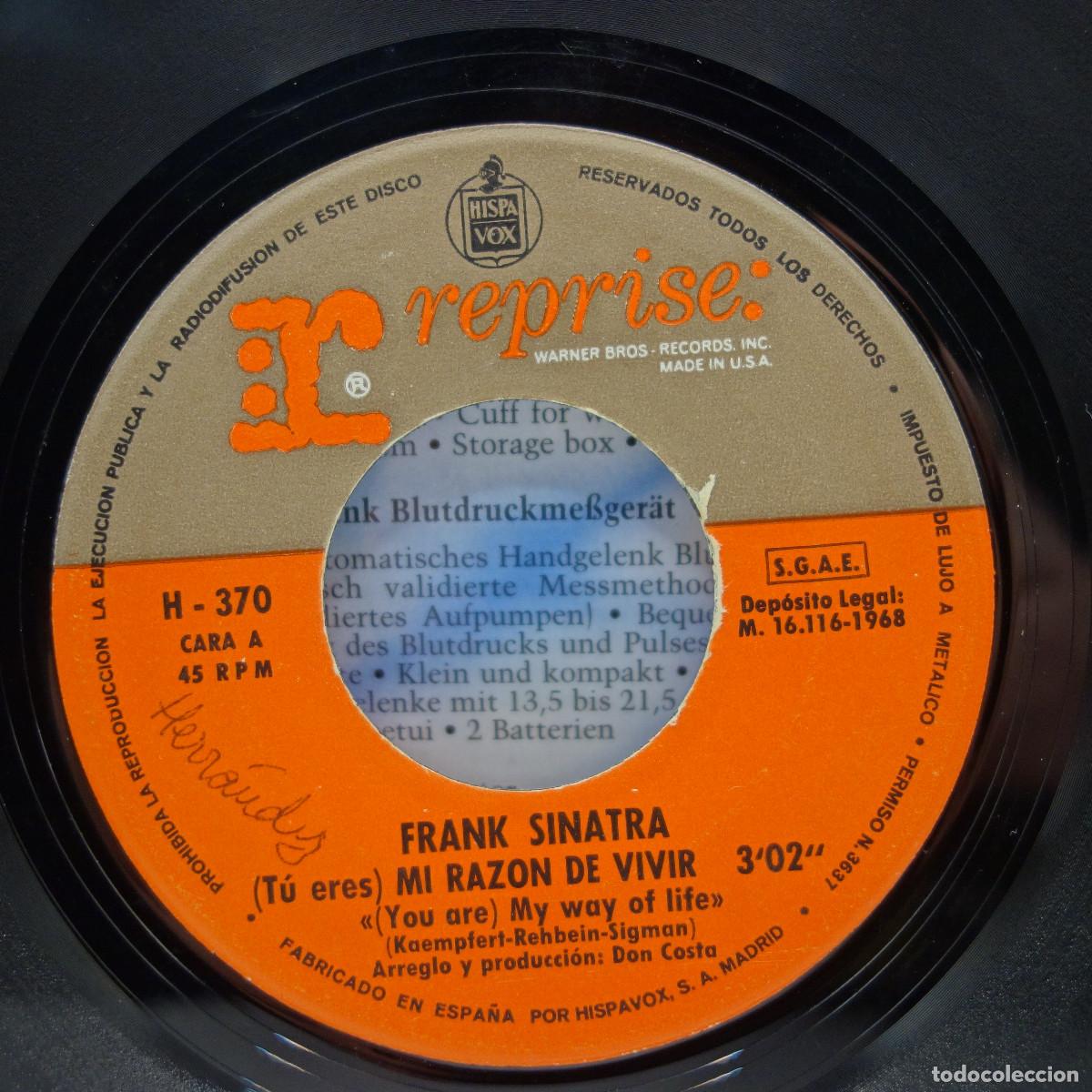 Discos de vinilo: FRANK SINATRA - TU ERES MI RAZON DE VIVIR - Foto 4