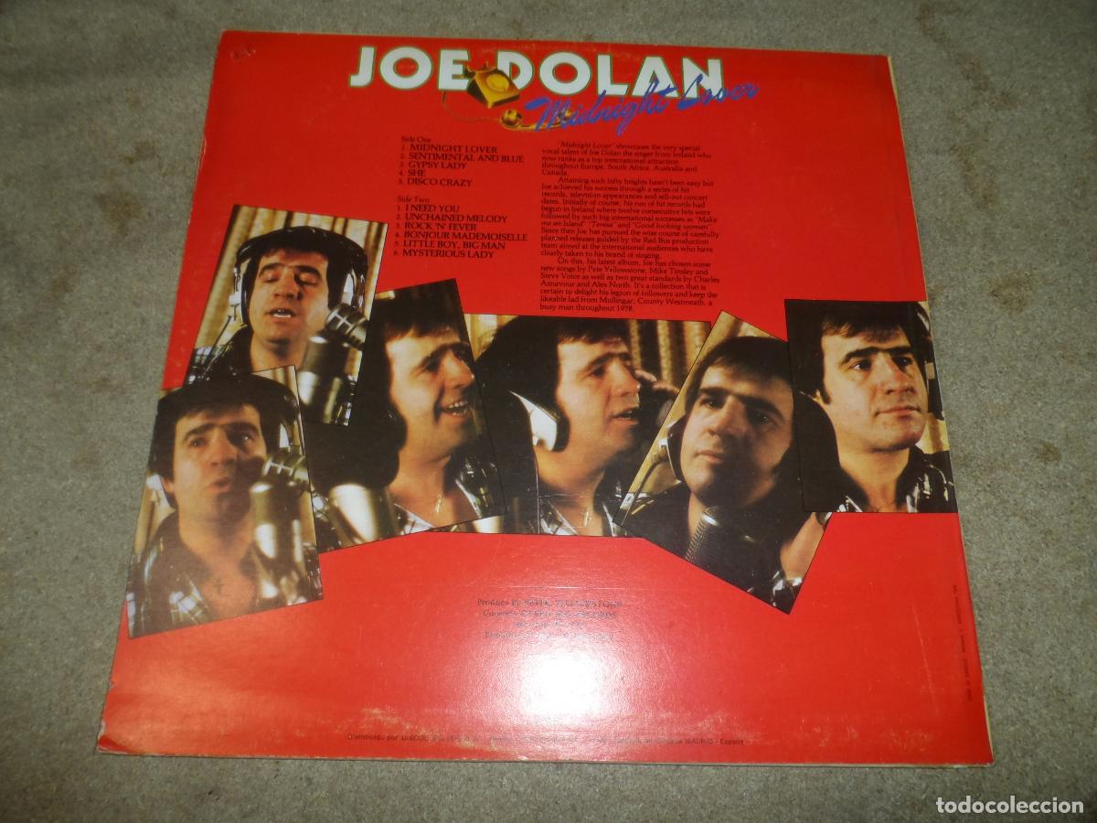 Discos de vinilo: Joe Dolan &ndash; Midnight Lover (SPAIN 1978) - Foto 2