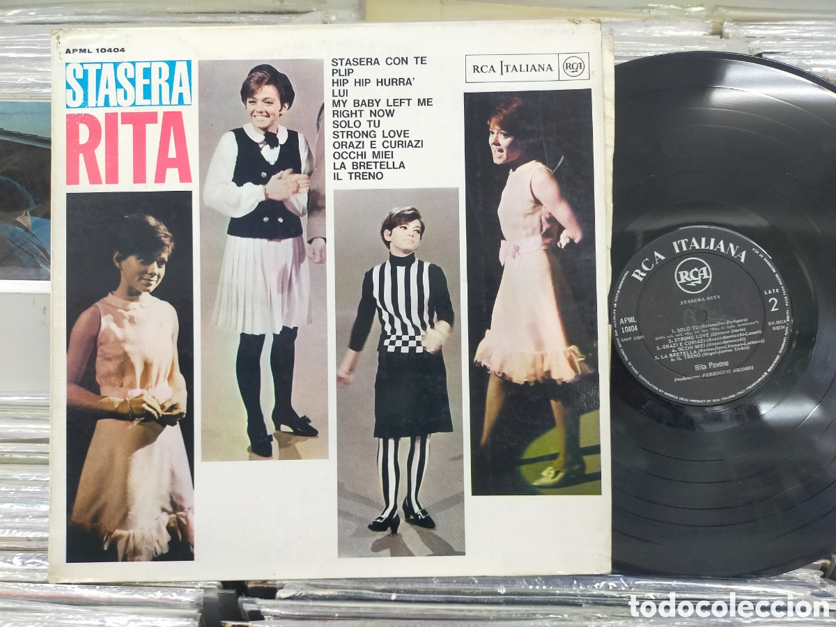Discos de vinilo: Stasera rita lp Rita Pavone Italia 1965 - Foto 1