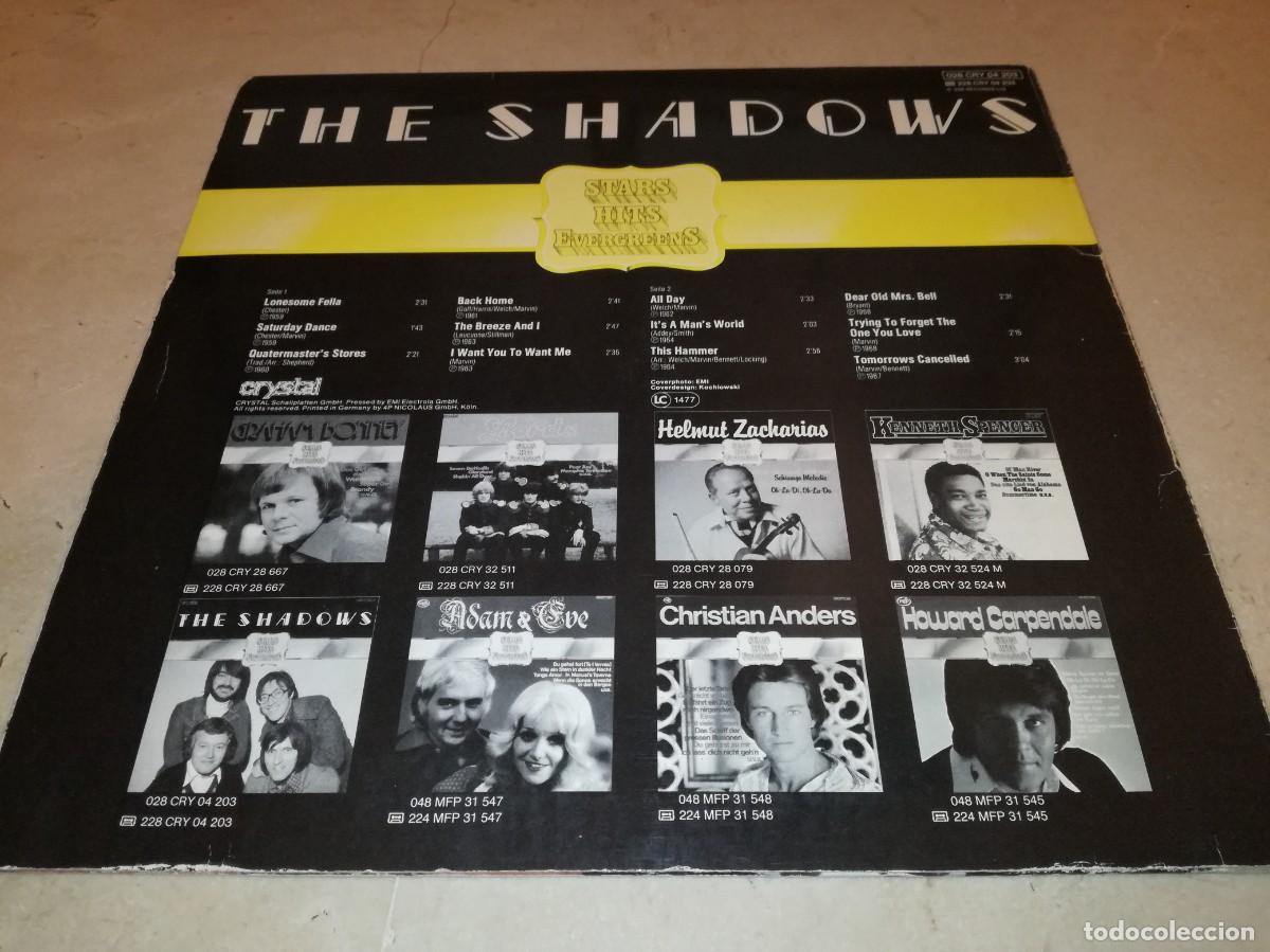 Discos de vinilo: THE SHADOWS-STARS HITS EVERGREENS - Foto 2