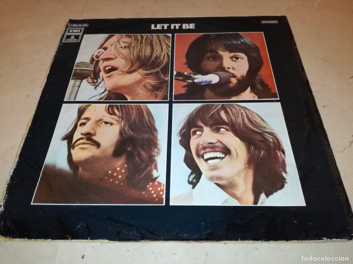 Discos de vinilo: THE BEATLES-LET IT BE-EDICI&Oacute;N ESPA&Ntilde;OLA - Foto 1
